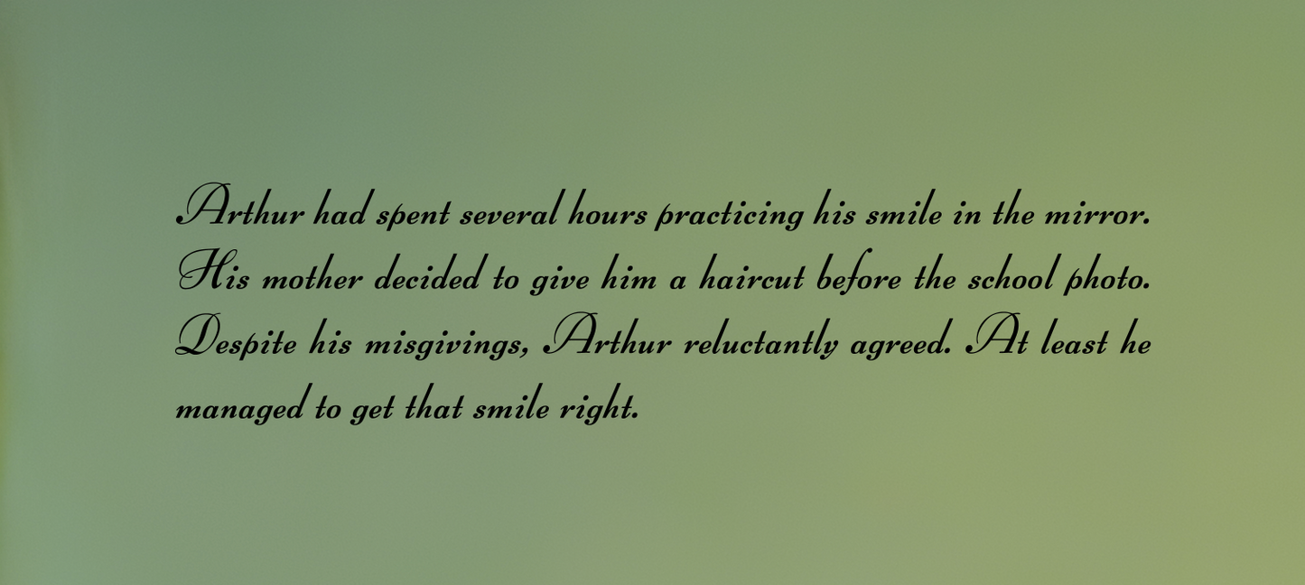 ARTHUR & SCHOOL PHOTO #2 - A3 Poster