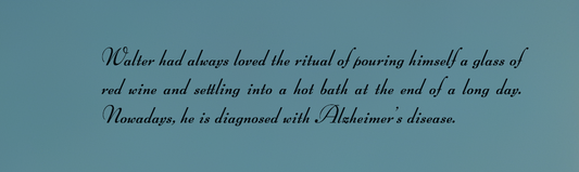 RED WINE & ALZHEIMER #5 - A3 Poster