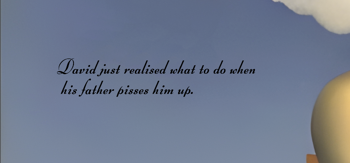 DAVID & FATHER #11 - A3 Poster