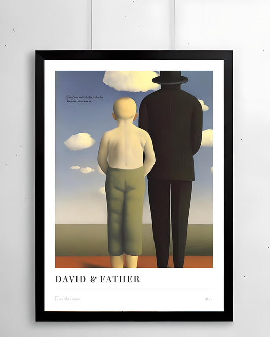 DAVID & FATHER #11 - A3 Poster