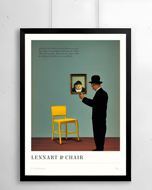 LENNART & CHAIR #3 - A3 Poster