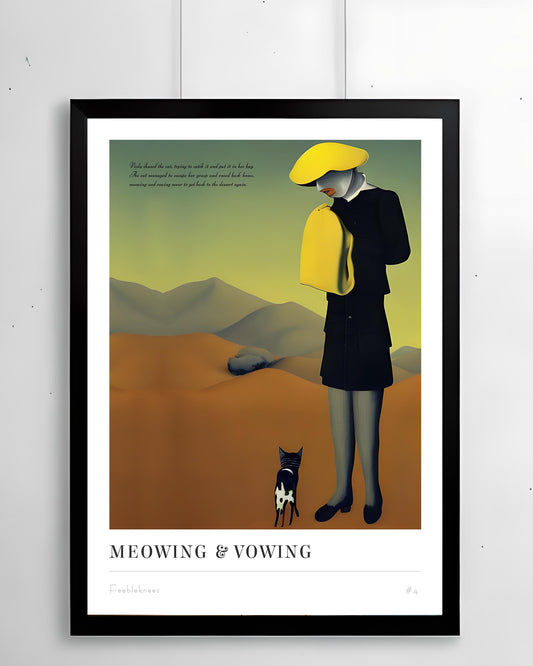 MEOWING & VOWING #4 - A3 Poster