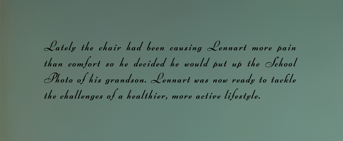 LENNART & CHAIR #3 - A3 Poster