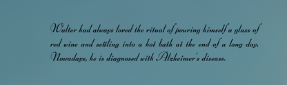 RED WINE & ALZHEIMER #5 - A3 Poster