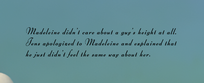 MADELEINE & HEIGHT #7 - A3 Poster